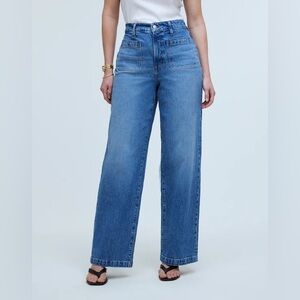 Madewell The Tall Curvy Emmett Wide-Leg Jean: Patch Pocket Edition - 31 Tall